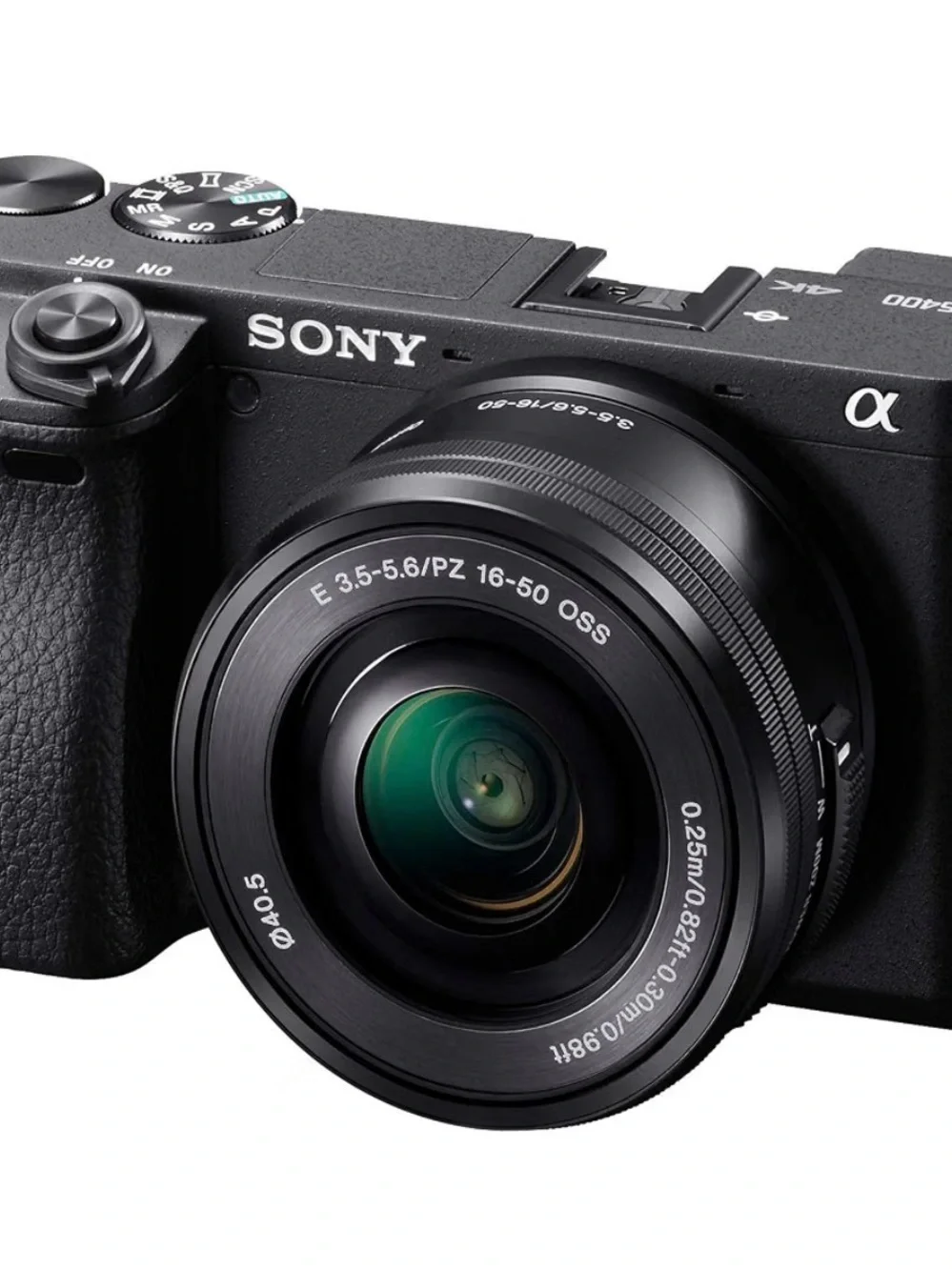 Sony Alpha a6400 Black Mirrorless Camera with 16-50mm OSS Zoom Lens